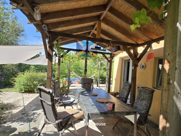 Bulgarian House for Sale in Village Zvezda – 1830m² Garden